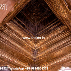 Wooden Ceiling Design False Ceiling Design For Square Hall No-5198