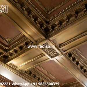 Wooden Ceiling Design Pop Chhajje Ki Design No-5214