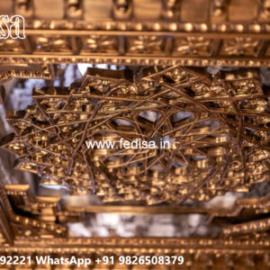 Wooden Ceiling Design Pop Roof Front Design No-5235