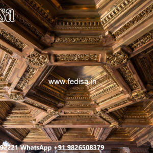 Wooden Ceiling Design Square Hall Ceiling Design No-5247