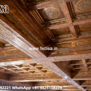 Wooden Ceiling Design Simple Pop Design For Lobby No-5278