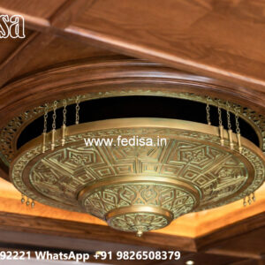 Wooden Ceiling Design Minus Plus Pop Design Color No-5283