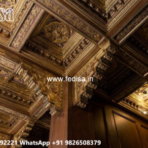 Wooden Ceiling Design Home Interior Pop Design No-5290