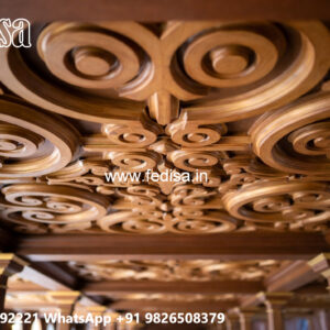 Wooden Ceiling Design Simple And Sober Pop Design No-5297