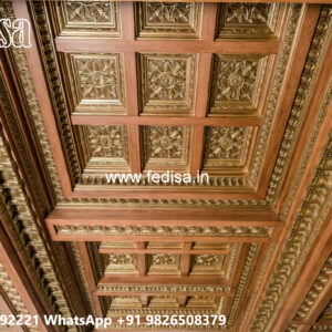 Wooden Ceiling Design Pop Concealed Light Design No-5313
