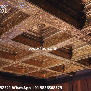 Wooden Ceiling Design Pop Work Design For Hall No-5324