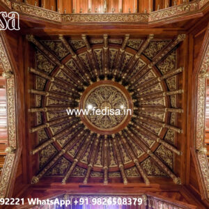 Wooden Ceiling Design Ceiling Design Double Fan No-5331