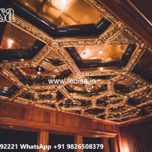 Wooden Ceiling Design Pop Modern Ceiling Design No-5332