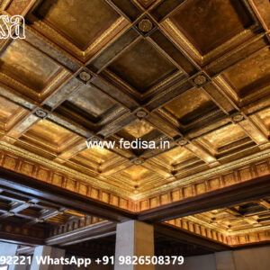 Wooden Ceiling Design Plaster Of Paris Design Price No-5333