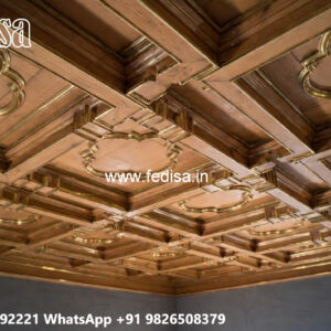 Wooden Ceiling Design Hall Room False Ceiling No-5363