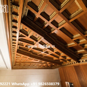 Wooden Ceiling Design Plus Minus Pop Design For Living Room No-5365