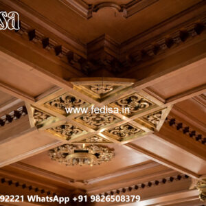 Wooden Ceiling Design Pop Four Ceiling Design For Hall No-5372