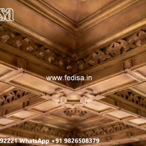 Wooden Ceiling Design Pop Design Simple Room No-5374