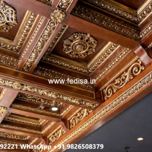 Wooden Ceiling Design Simple Roof Pop Design No-5376