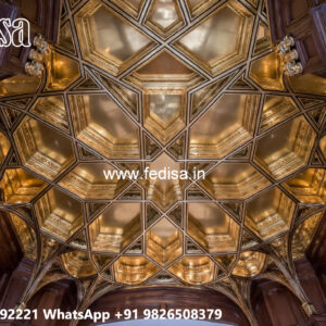 Wooden Ceiling Design Pop Design Molding No-5390
