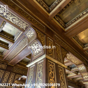 Wooden Ceiling Design Different Pop Design No-5418