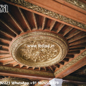 Wooden Ceiling Design Gypsum Down Ceiling Design No-5419