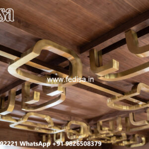 Wooden Ceiling Design Chhat Mein Pop Ka Design No-5428
