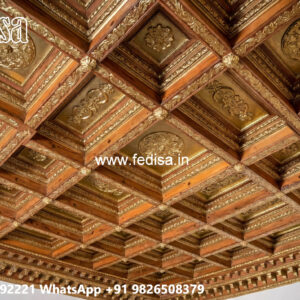 Wooden Ceiling Design Pop Design Ceiling For Hall No-5435
