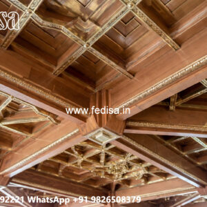 Wooden Ceiling Design Pop For Ceiling Hall Design No-5437