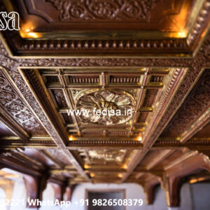 Wooden Ceiling Design Pop Roof Color Design No-5451