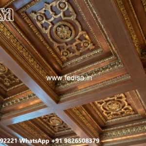 Wooden Ceiling Design Design Of Pop Plus Minus No-5457