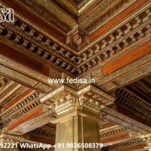 Wooden Ceiling Design Pop 4 Siling No-5460