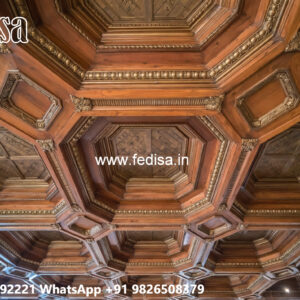 Wooden Ceiling Design Blackpop Wallpaper No-5476
