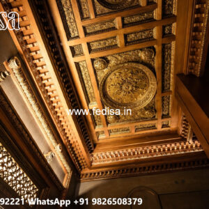 Wooden Ceiling Design 10 By 10 Pop Design No-5478