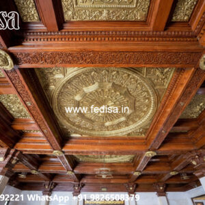 Wooden Ceiling Design Duplex False Ceiling No-5489
