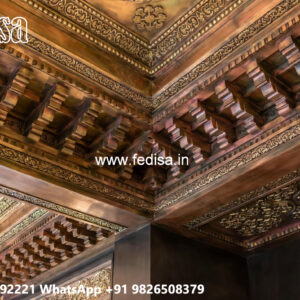 Wooden Ceiling Design Pop Jali For Ceiling No-5508