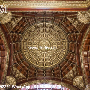 Wooden Ceiling Design Pop Plus Minus Simple Design No-5509