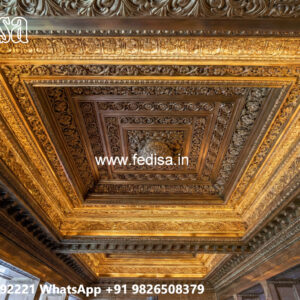 Wooden Ceiling Design New Modern Pop Plus Minus Design For Hall No-5524