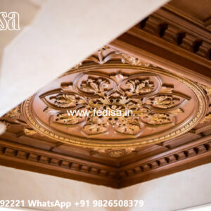 Wooden Ceiling Design Pop Design Patti No-5527