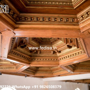 Wooden Ceiling Design Pop Design Cornice No-5559