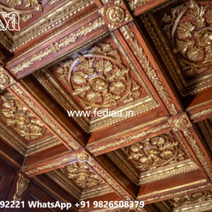 Wooden Ceiling Design Ceiling Pop Design Big Hall No-5566