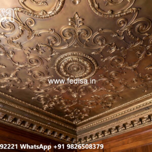 Wooden Ceiling Design Black Pop Design No-5574