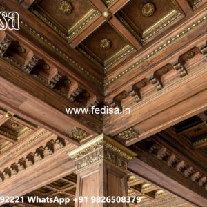 Wooden Ceiling Design Pop Design Model No-5576