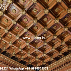 Wooden Ceiling Design Full Ceiling Pop Design No-5580
