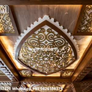 Wooden Ceiling Design False Ceiling Side Design No-5598