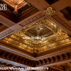 Wooden Ceiling Design Pop Design Hall Latest No-5643