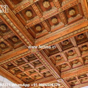 Wooden Ceiling Design False Ceiling Jhumar No-5647