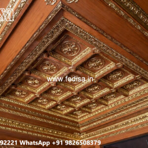 Wooden Ceiling Design Hall Ke Liye Pop Design No-5654