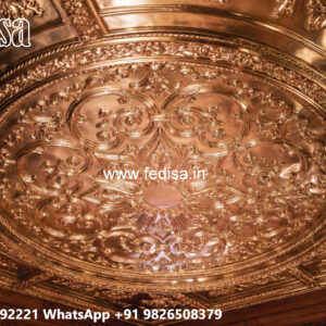 Wooden Ceiling Design Ceiling Pop Flower Design No-5660