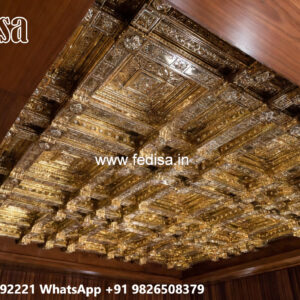 Wooden Ceiling Design Single False Ceiling Design No-5668