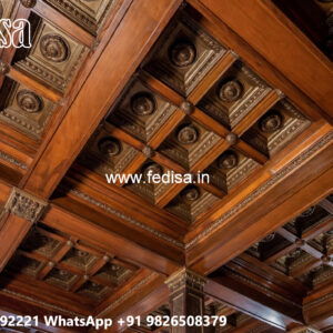 Wooden Ceiling Design Pop Design Plus Minus Color No-5670