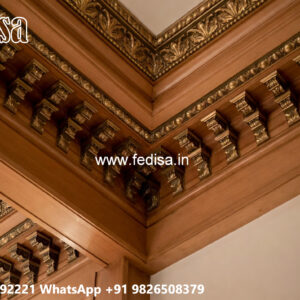 Wooden Ceiling Design Pop For Ceiling Bedroom No-5678