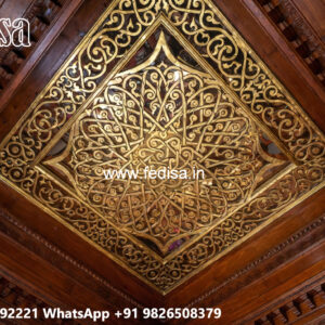Wooden Ceiling Design Column Pop Design No-5702