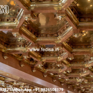 Wooden Ceiling Design Pop Design With Wooden No-5710