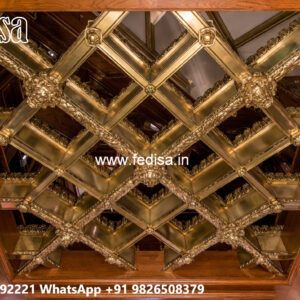 Wooden Ceiling Design Pop Design Without Down Ceiling No-5711